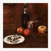 Still life with three apples and cheese wrapped in foil by Carl Schuch - thumbnail_0_nf_673c97075e0c5e198f5ec586